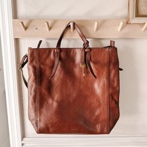 Fossil Leather Convertible Bag/Backpack